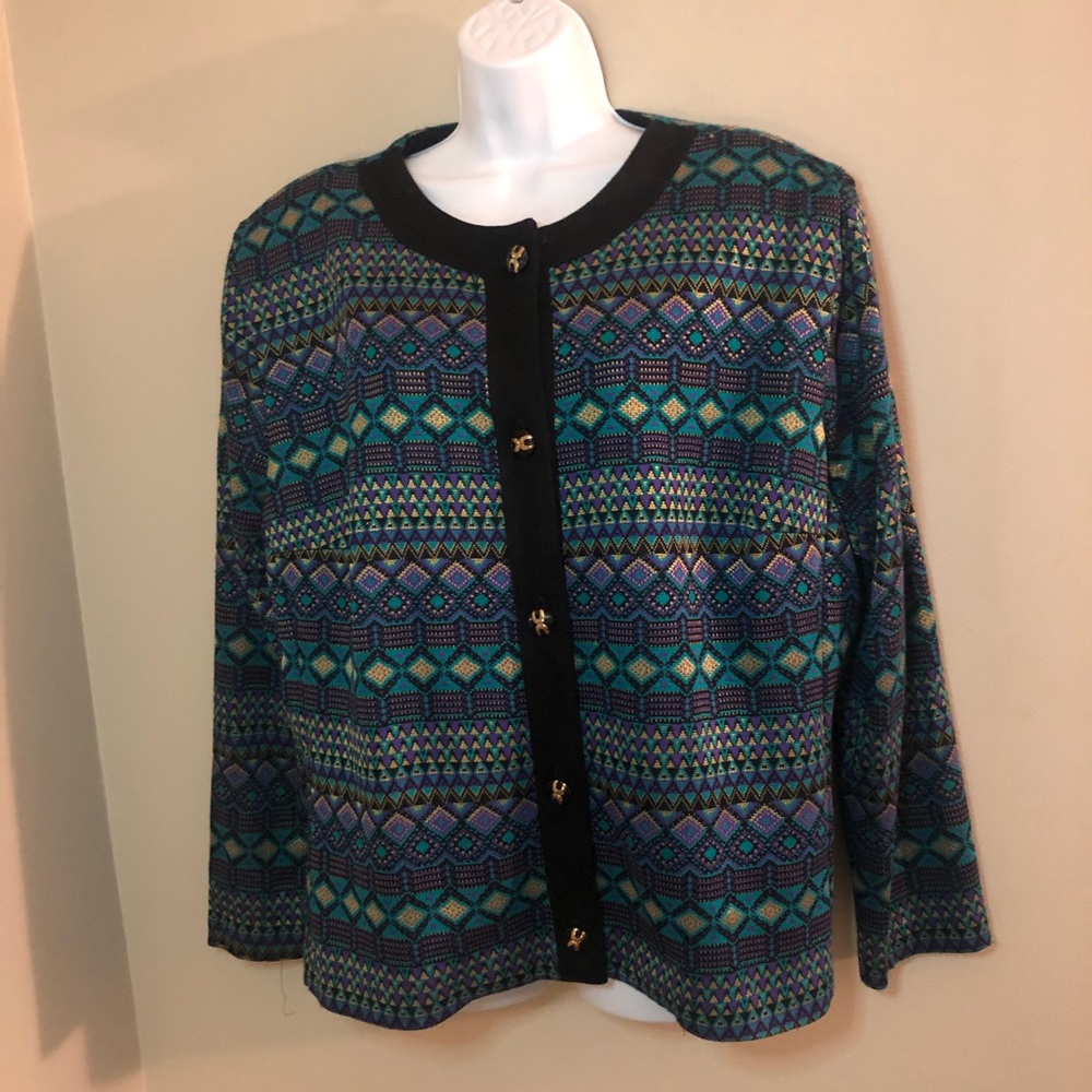 Vintage Patterned Cardigan